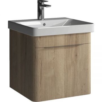 Тумба под раковину IBX (АЙБИИКС) ROUND 50 см, 1 ящик с ручкой хром, цвет белый глянцевый лак R450501C/BLANCOG