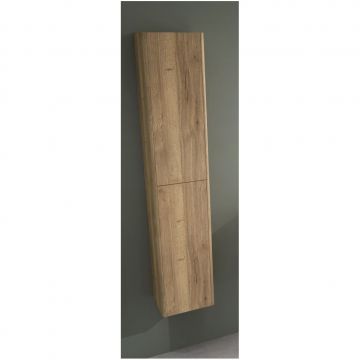 Пенал IBX (АЙБИИКС) 30 см, 2 распашные двери, открытие PUSH, цвет белый глянцевый лак TAGA150X30/BLANCOG