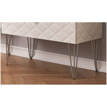 Комплект из 4-х ножек для тумбы под раковину Puris (Пурис) Diamond Line, цвет хром PZ11461