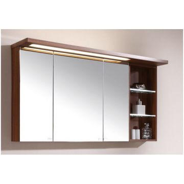 Зеркальный шкаф Puris (Пурис) Swing 1200 мм правый, цвет белый высокоглянцевый SET41122R(161)