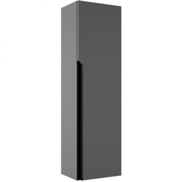 Пенал Visobath (Визобас) Eleven, 34.5 см, дверь распашная, цвет пепельный матовый лак (Ceniza) 85657/Ceniza