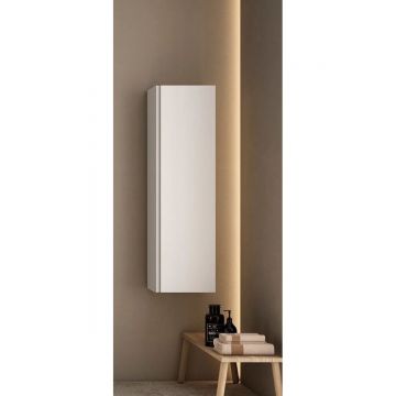 Пенал Visobath (Визобас) Granada, 34.5 см, дверь распашная, цвет бежевый матовый лак (Cotton) 70499/Cotton