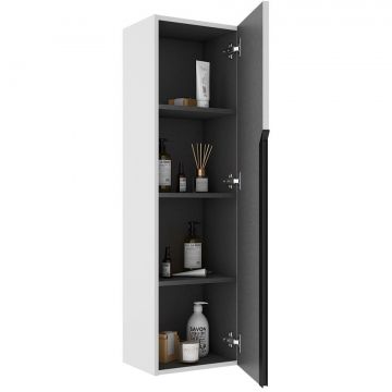 Пенал Visobath (Визобас) Eleven, 34.5 см, дверь распашная, цвет белый матовый лак (B-Ada) 85656/B-Ada