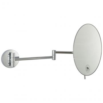 Зеркало Богеме CR Черный 20х38 508-CR, Boheme Chrome круглое