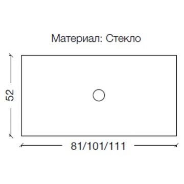 Столешница Армади Арт NeoArt Темный дуб 853-080-DB, Armadi Art