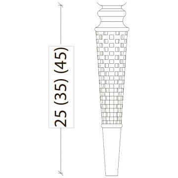 Ножки для мебели Армади Арт Vallessi Avantgarde Белый 847-W-45, Armadi Art DENTI