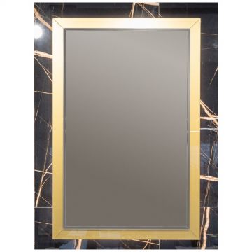 Зеркало Армади Арт Lucido Черный 70х105 567-G, Armadi Art Dolce Gold105x70см