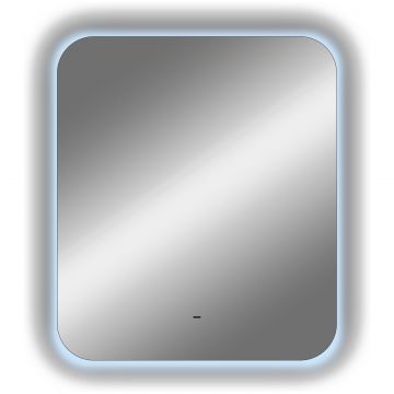 Зеркало Диво Кострома 60x70 см, ореольная подсветка диодная, бесконтактный выключатель, прямоугольное, ЗЛП1717, Diwo
