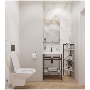 Консоль с раковиной Диво Смоленск 60 с раковиной Como 60, KR-KR-483890, Diwo