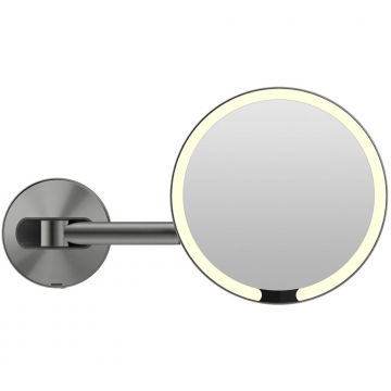 Зеркало Savol (Савол) настенное косметическое с увеличением 5х JAVA S-M8881Q графит