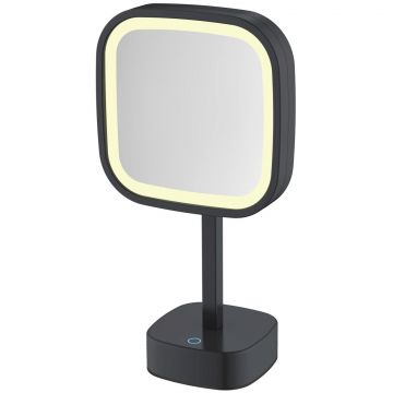 Зеркало Savol (Савол) настольное косметическое с увеличением 5х JAVA S-M331H черный