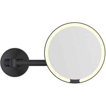 Зеркало Savol (Савол) настенное косметическое с увеличением 5х JAVA S-M8881H черный