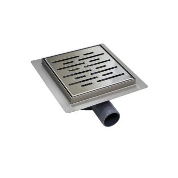 Трап для душа Azario (Азарио) металлический 360 горизонтальный выпуск 150х150 мм хром AZZ3150