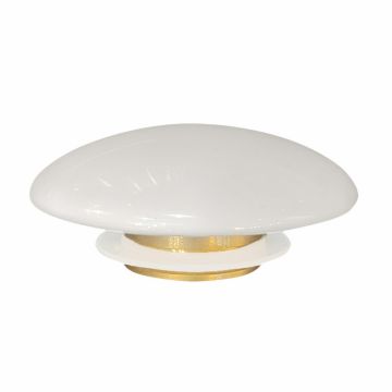 Накладка на слив для раковины Abber (Аббер) AC0014 белая