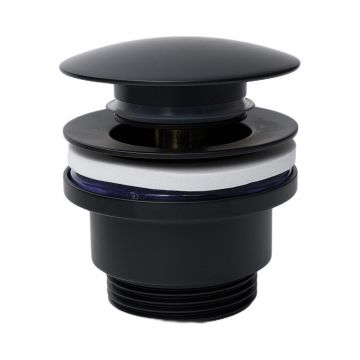 Донный клапан Gid Minucia универсальный G-59BM 76605K черный матовый
