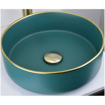 Донный клапан Bronze de Luxe (Бронз Де Люкс) Scandi с переливом, бронза 21971BR