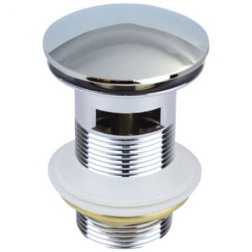 Донный клапан Bronze de Luxe (Бронз Де Люкс) с переливом, хром 1001C