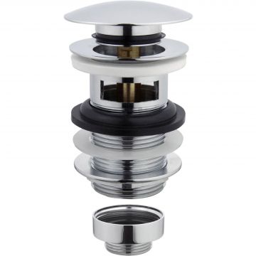 Донный клапан Arrowhead (Арровхэд) с переливом с переходником на 7/8 1 1/4″ 80 мм Хром (740004)