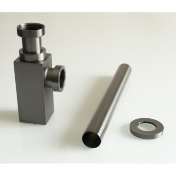 Сифон для мойки Ganzer (Ганзер) GZ5606-Q(A-6Q), графит