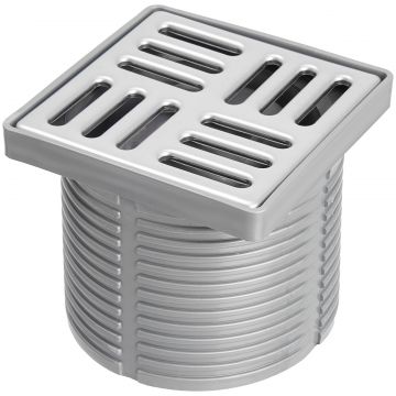Душевой трап Си Кей Дрейн 4001-0150-10 10x10, в пол, с сифоном, Ck Drain