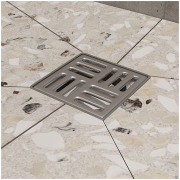 Душевой трап Си Кей Дрейн 4001-0150-10 10x10, в пол, с сифоном, Ck Drain