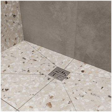 Душевой трап Си Кей Дрейн 4001-0150-10 10x10, в пол, с сифоном, Ck Drain