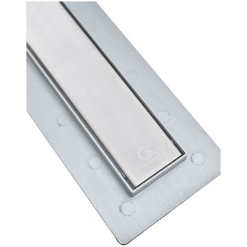 Душевой лоток Си Кей Дрейн AQCP11-80 Plain 80 см, щелевая решетка из нержавеющей стали, с рамкой, Ck Drain