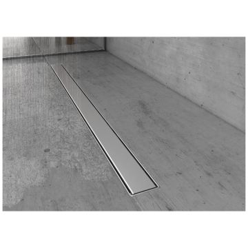 Душевой лоток Си Кей Дрейн AQCP11-80 Plain 80 см, щелевая решетка из нержавеющей стали, с рамкой, Ck Drain
