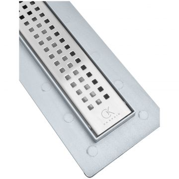 Душевой лоток Си Кей Дрейн AQPL10-60 Cube 60 см,решетка из нержавеющей стали, Ck Drain