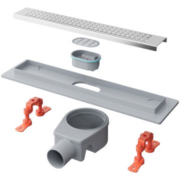 Душевой трап (лоток) Эврика 8600240 40 см, с сифоном, Ewrika