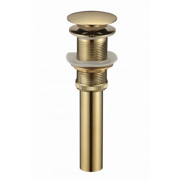Донный клапан без перелива Savol S-XS002B, золото