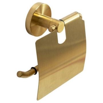 Держатель для туалетной бумаги Cezares (Цезарис) Relax, цвет брашированное золото RELAX-PH-BORO