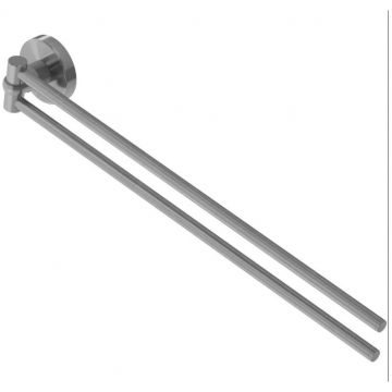 Полотенцедержатель двойной поворотный Cezares (Цезарис) Relax, цвет сатин RELAX-THD-S-IN