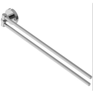 Полотенцедержатель двойной поворотный Cezares (Цезарис) Relax, цвет хром RELAX-THD-S-01