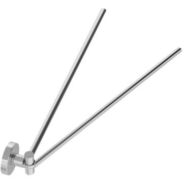 Полотенцедержатель двойной поворотный Cezares (Цезарис) Relax, цвет хром RELAX-THD-S-01