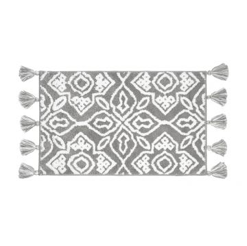 Коврик для ванной комнаты Iddis (Иддис) Dcor с кисточками, 50x80, серый, DT01P58i12