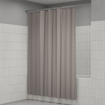 Штора для ванной Iddis (Иддис) Dcor, 200х180 см, бежевый, DW02P18i11