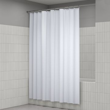 Штора для ванной Iddis (Иддис) Dcor, 200х180 см, белый, DW01P18i11