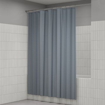 Штора для ванной Iddis (Иддис) Dcor, 200х180 см, серый, DW03P18i11