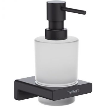 Диспенсер для жидкого мыла Hansgrohe AddStoris, черный матовый, 41745670