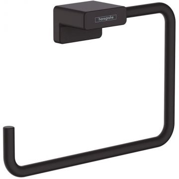 Полотенцедержатель Hansgrohe AddStoris 18.9 см кольцо Черный матовый 41754670
