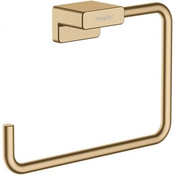 Полотенцедержатель Hansgrohe AddStoris 18.9 см, кольцо, шлифованная бронза, 41754140