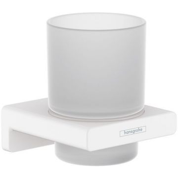 Стакан для зубных щеток Hansgrohe AddStoris, белый матовый, 41749700