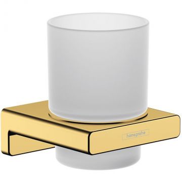 Стакан для зубных щеток Hansgrohe (Хансгрое) AddStoris полированное золото 41749990