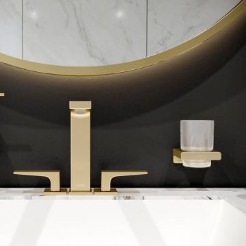 Стакан для зубных щеток Hansgrohe (Хансгрое) AddStoris полированное золото 41749990