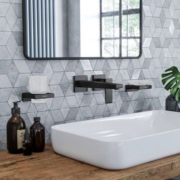 Стакан для зубных щеток Hansgrohe AddStoris, черный матовый, 41749670