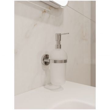 Дозатор для жидкого мыла DEKOR BANYO Alina A40 5012 настенный, хром