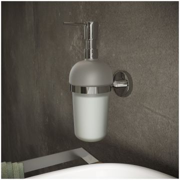 Дозатор для жидкого мыла DEKOR BANYO Alina A40 5012 настенный, хром