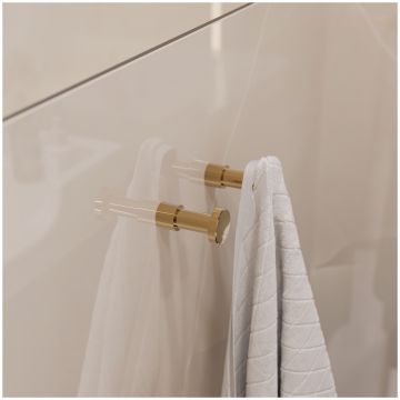 Крючок DEKOR BANYO Alina Gold A40 408 12 золото, на шурупах