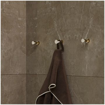 Крючок DEKOR BANYO Alina Gold A40 408 12 золото, на шурупах